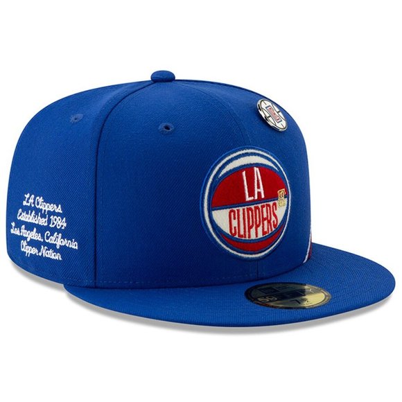 New Era LA Clippers 2019 NBA Draft 59FIFTY HAT - Picture 2 of 7